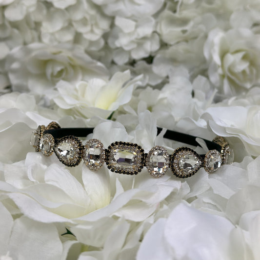 White Crystal Headband