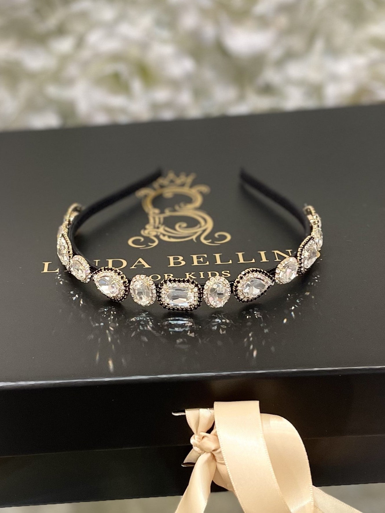 White Crystal Headband