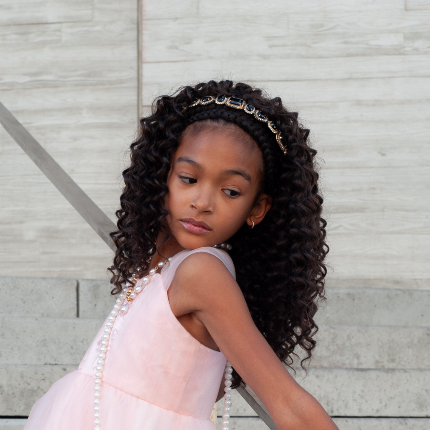 Linda Bellino Luxe Crystal Headband – Elegant Hair Accessory for Women & Girls