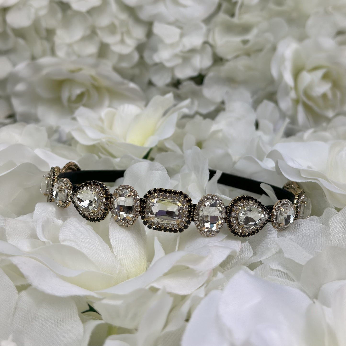 White Crystal Headband