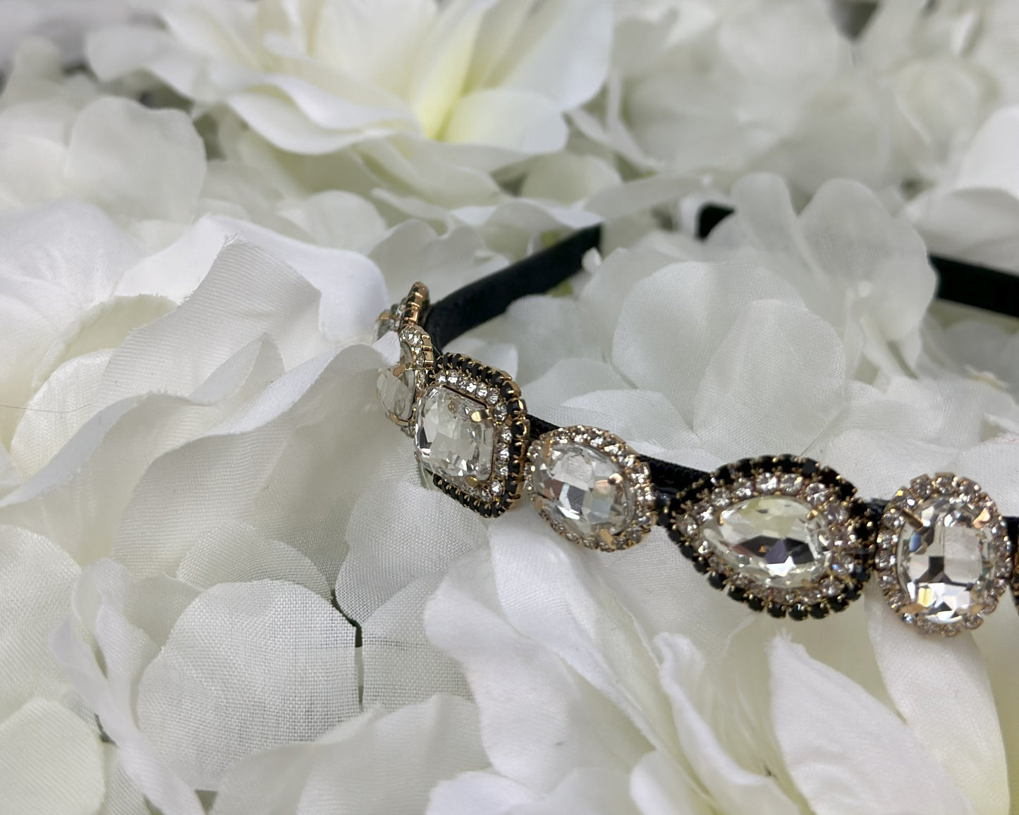 White Crystal Headband