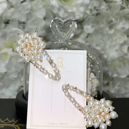 Pearl & Crystal Barrette