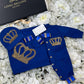LB Lux Baby Gift Set | Navy Blue & Gold | 4 Piece Set