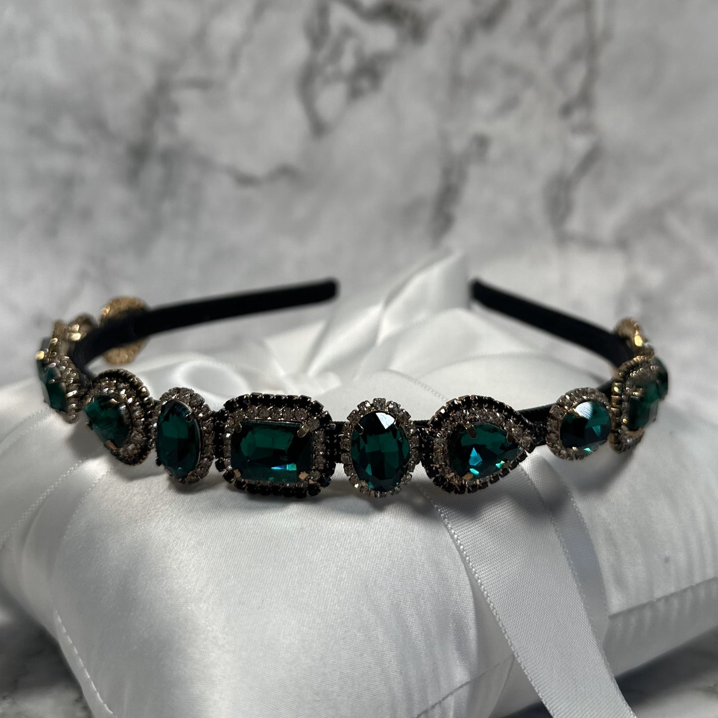 Linda Bellino Luxe Crystal Headband – Elegant Hair Accessory for Women & Girls