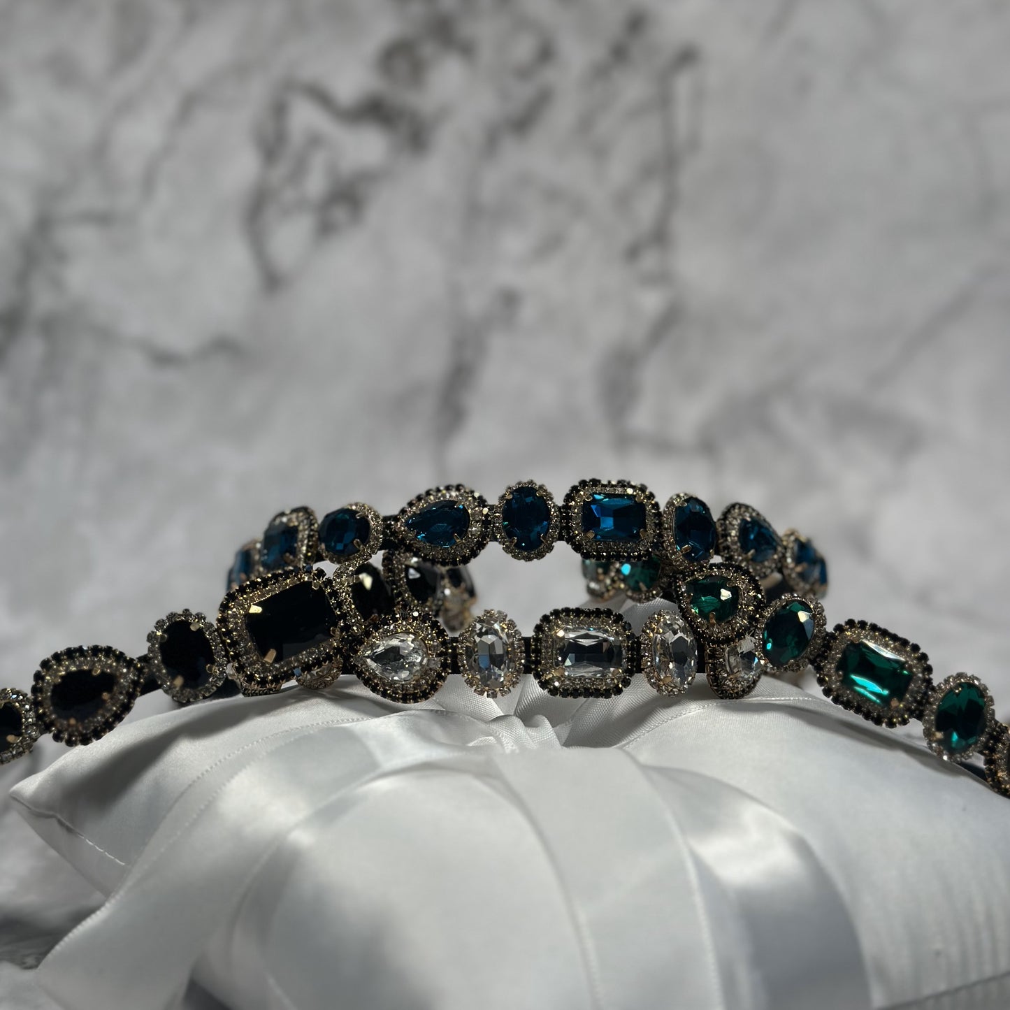 Linda Bellino Luxe Crystal Headband – Elegant Hair Accessory for Women & Girls