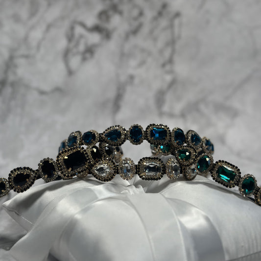 Linda Bellino Luxe Crystal Headband – Elegant Hair Accessory for Women & Girls