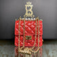Red Quilted Purse
