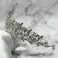 Floral Rhinestone Tiara