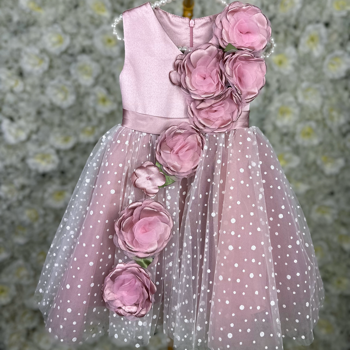Linda Bellino Amalfi Dress | Satin & Tulle Elegance for Girls