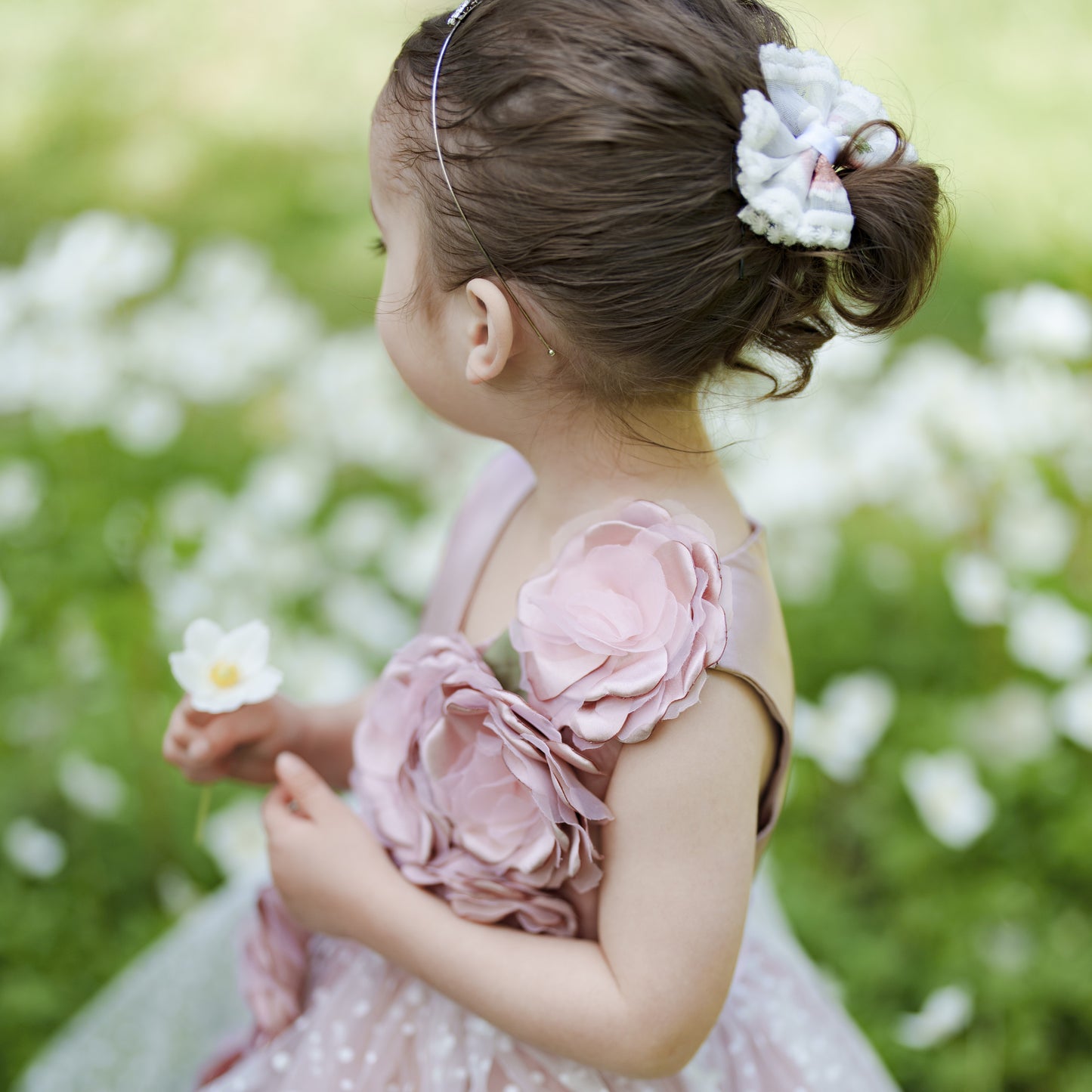 Linda Bellino Amalfi Dress | Satin & Tulle Elegance for Girls