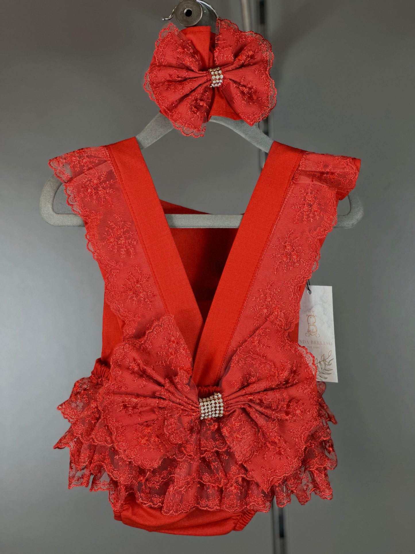 Roma Romper | Red
