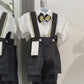 LB Suspender Tux Short Set