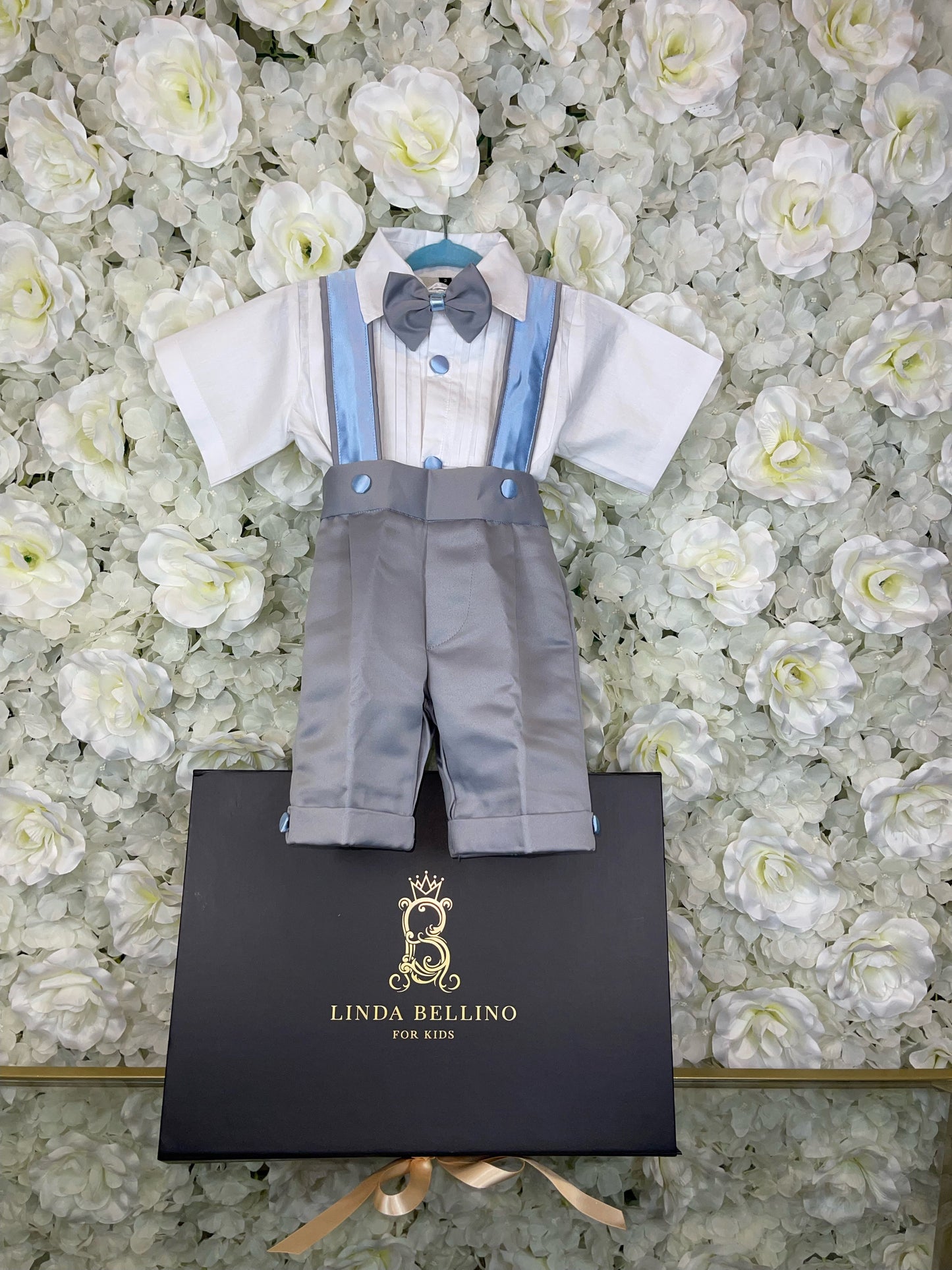 LB Suspender Tux Short Set