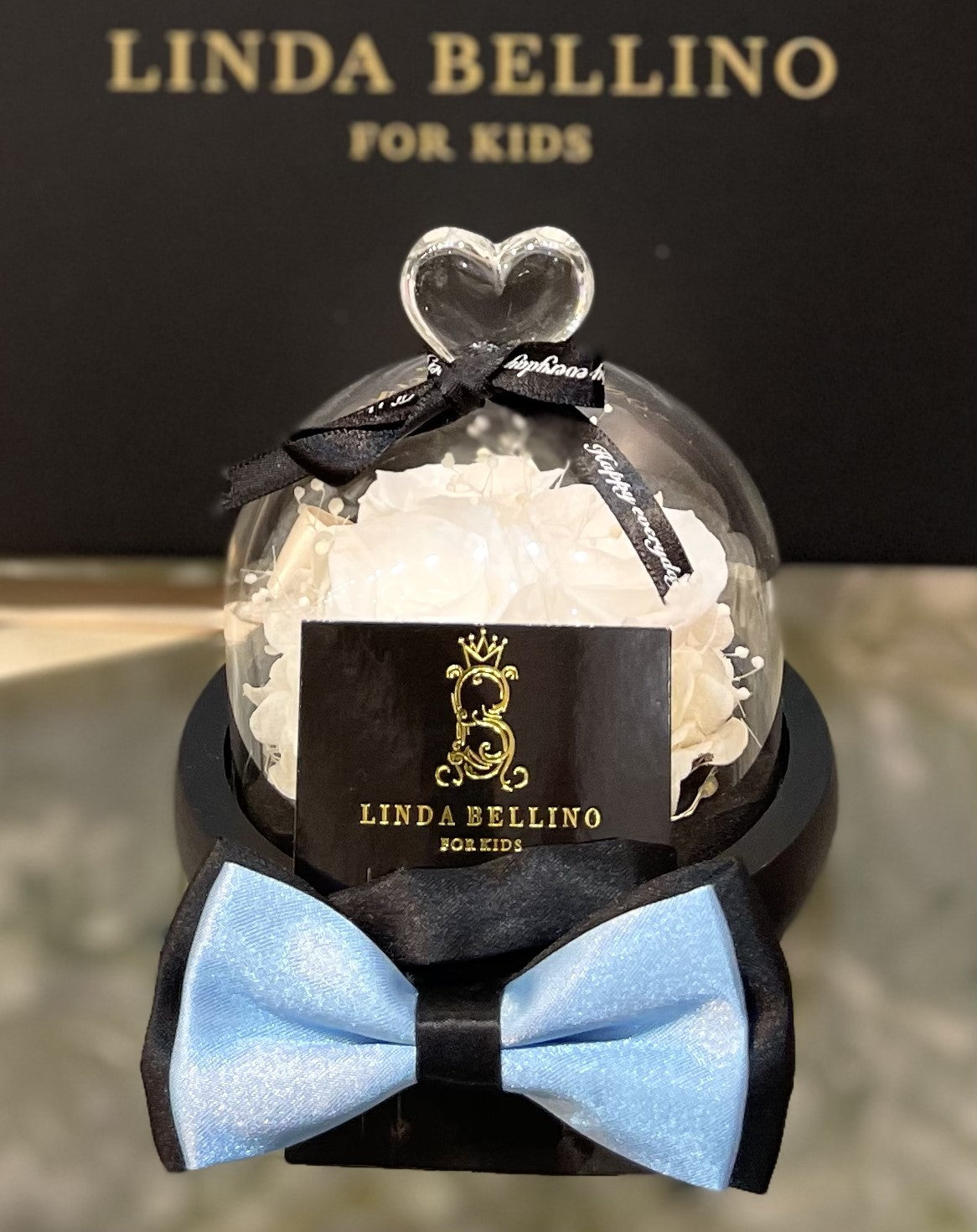 LB Bow Tie- Blue & Black