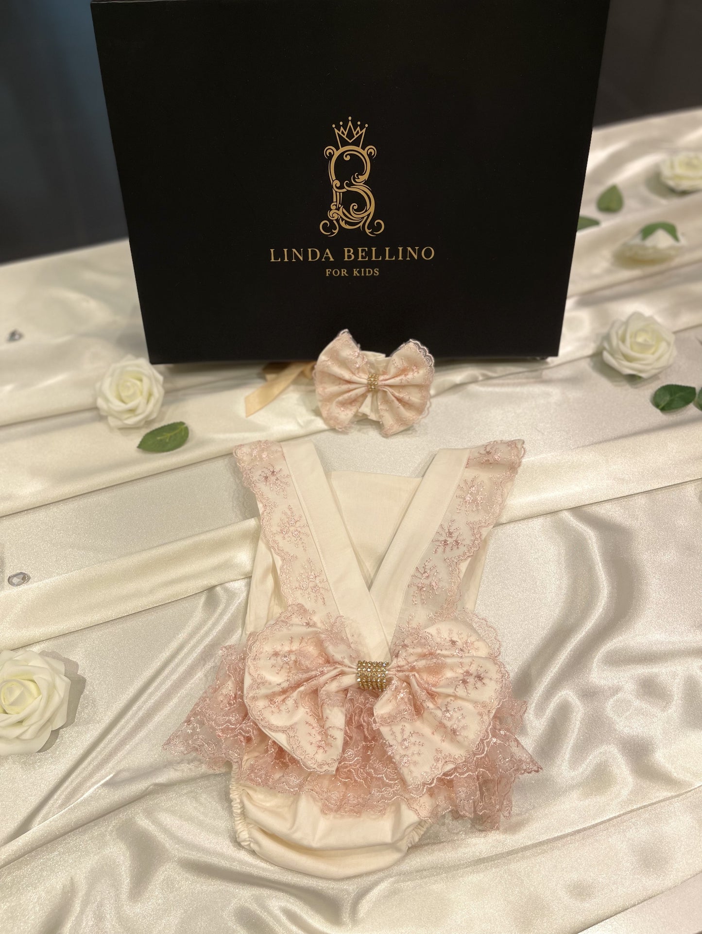 Roma Romper | Ivory Blush