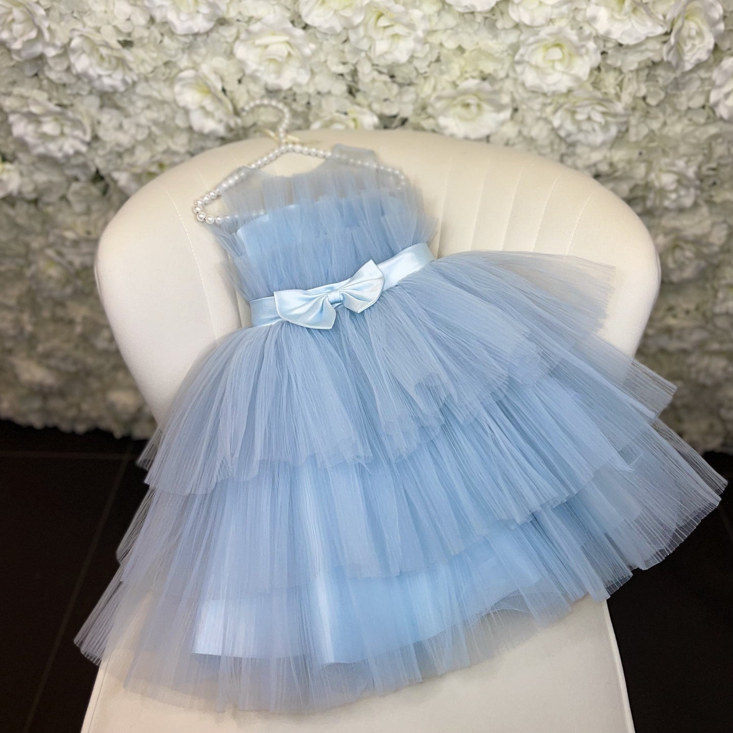 Santorini Layered Tulle Dress
