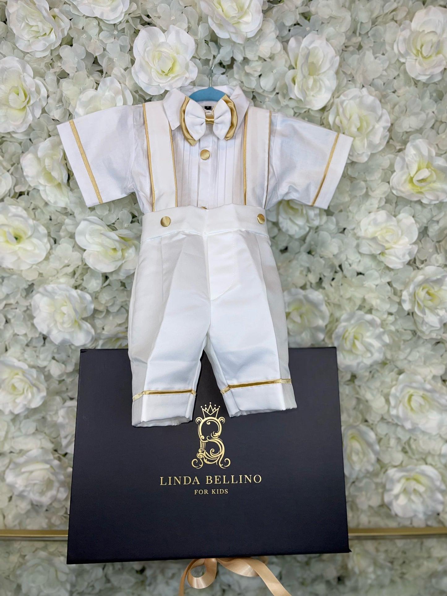 LB Suspender Tux Short Set